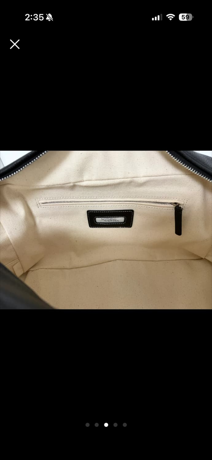 낫띵리튼 포켓 숄더백 블랙 상품이미지7