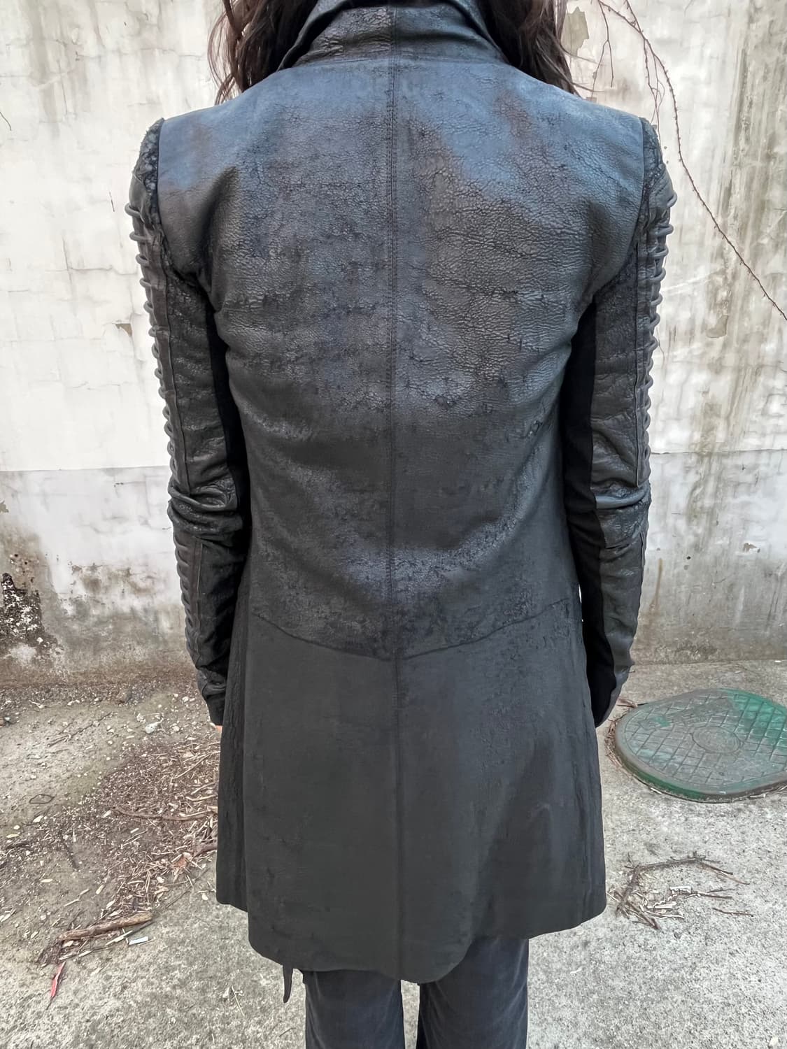 (Archive) Rick Owens Leather Coat 상품이미지7