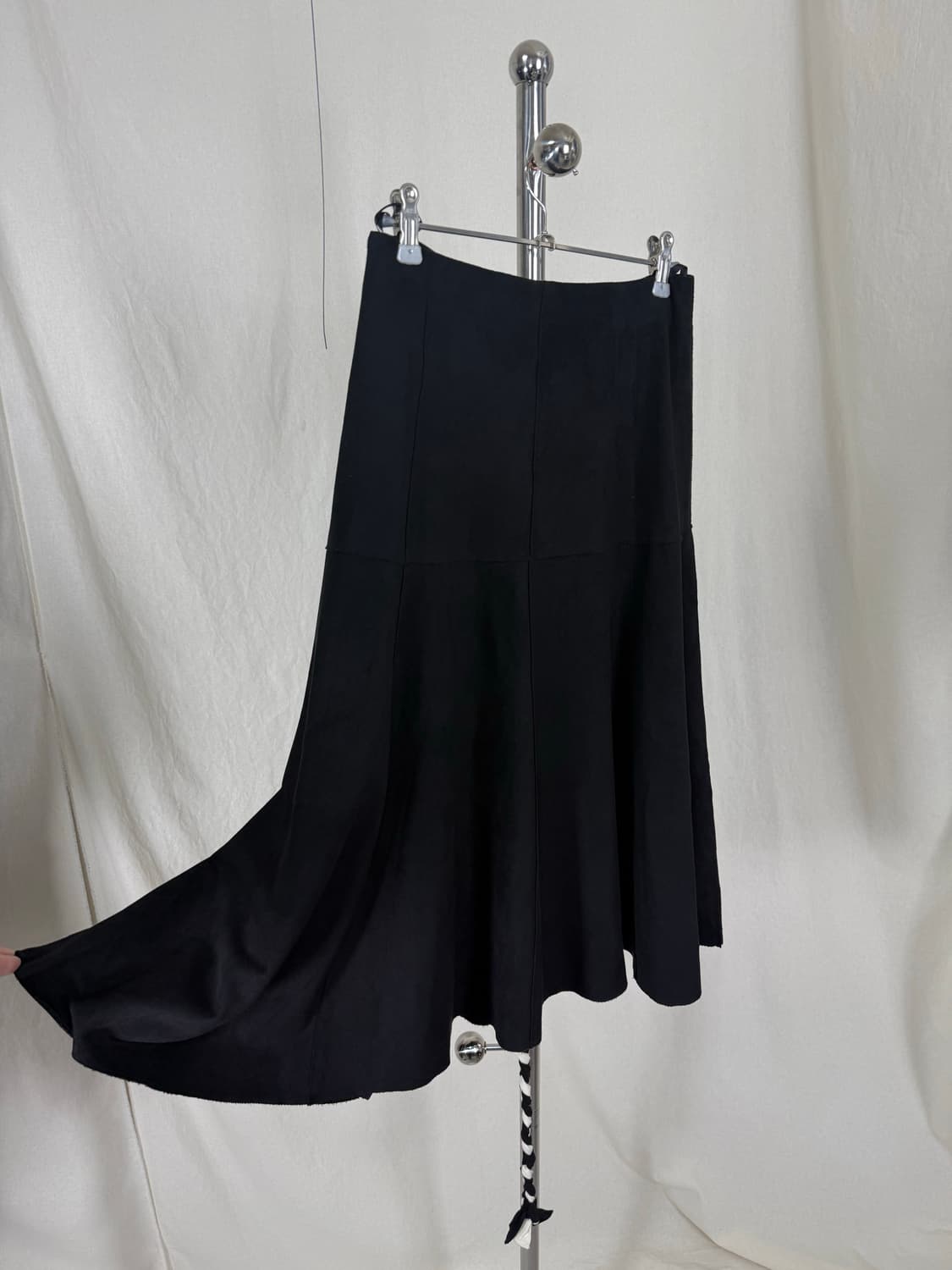 Harmonica 스웨이드 롱 스커트 상품이미지5