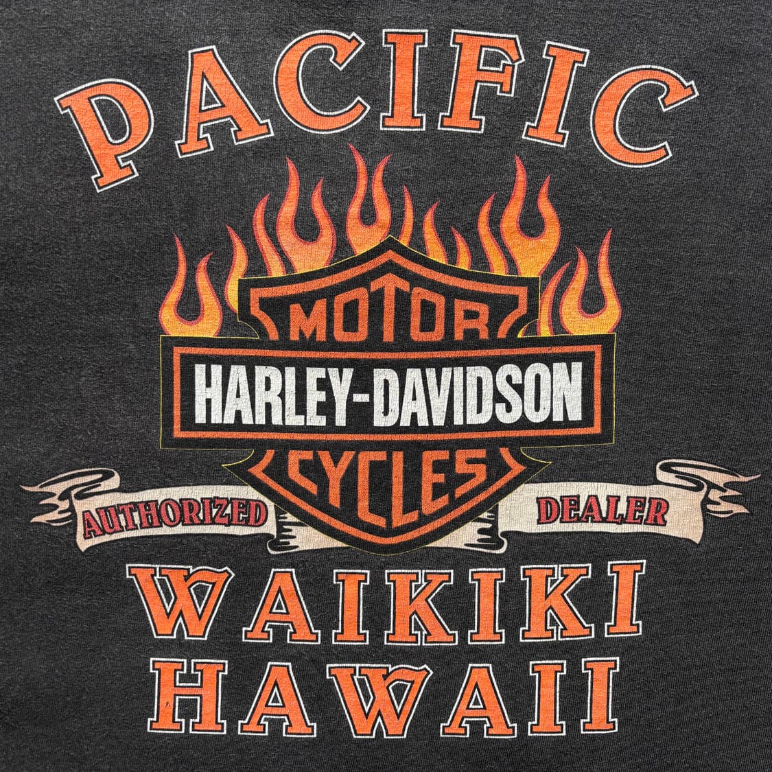 90s 빈티지 할리데이비슨 플레임 롱슬리브 티셔츠 상품이미지5