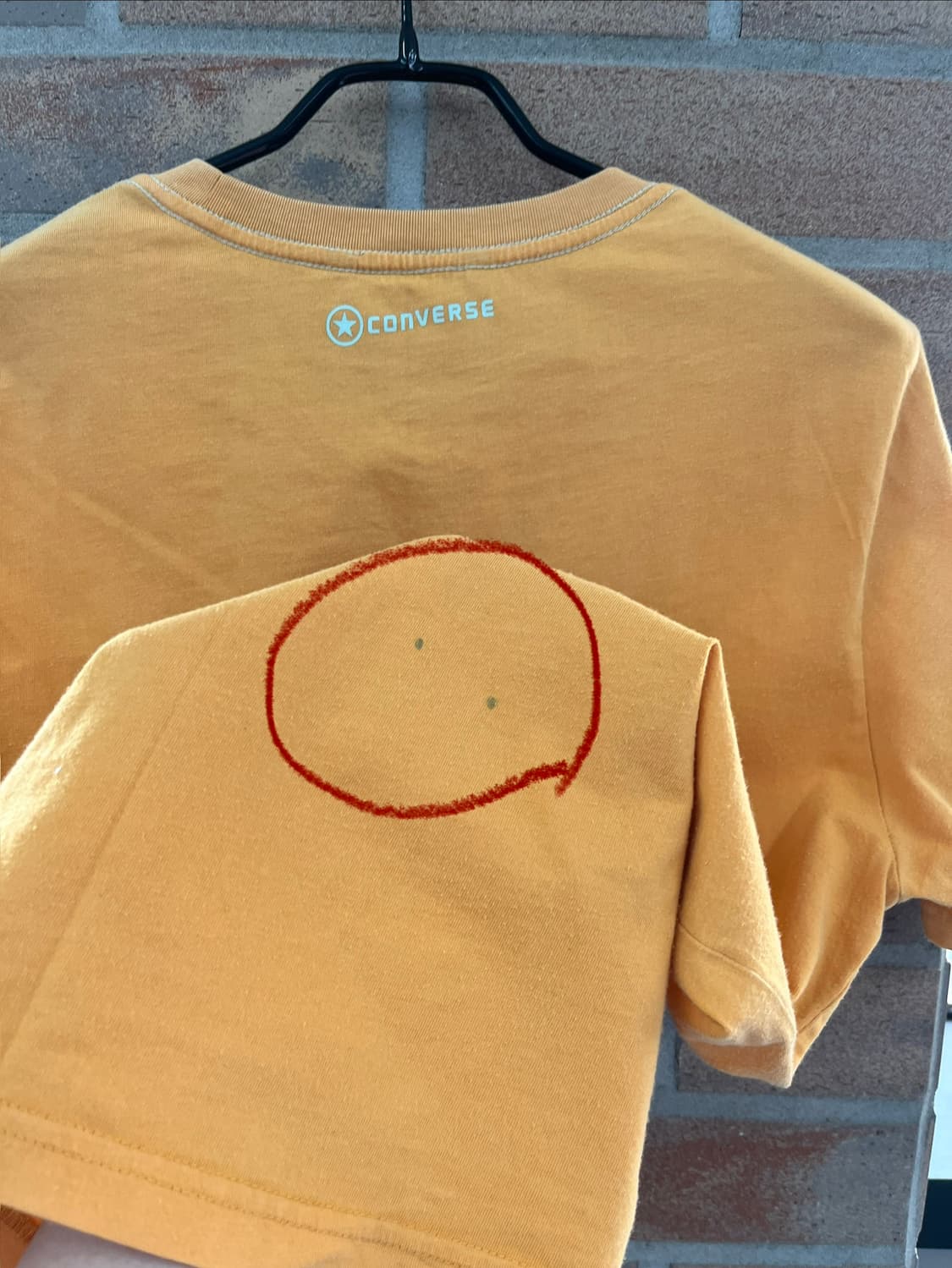 컨버스 패치 로고 프린틴 반팔 티셔츠 상품이미지10