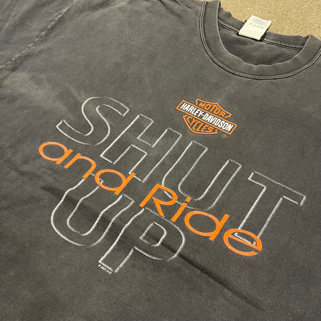 00s 할리데이비슨 SHUT UP 티셔츠 (110) 상품이미지2