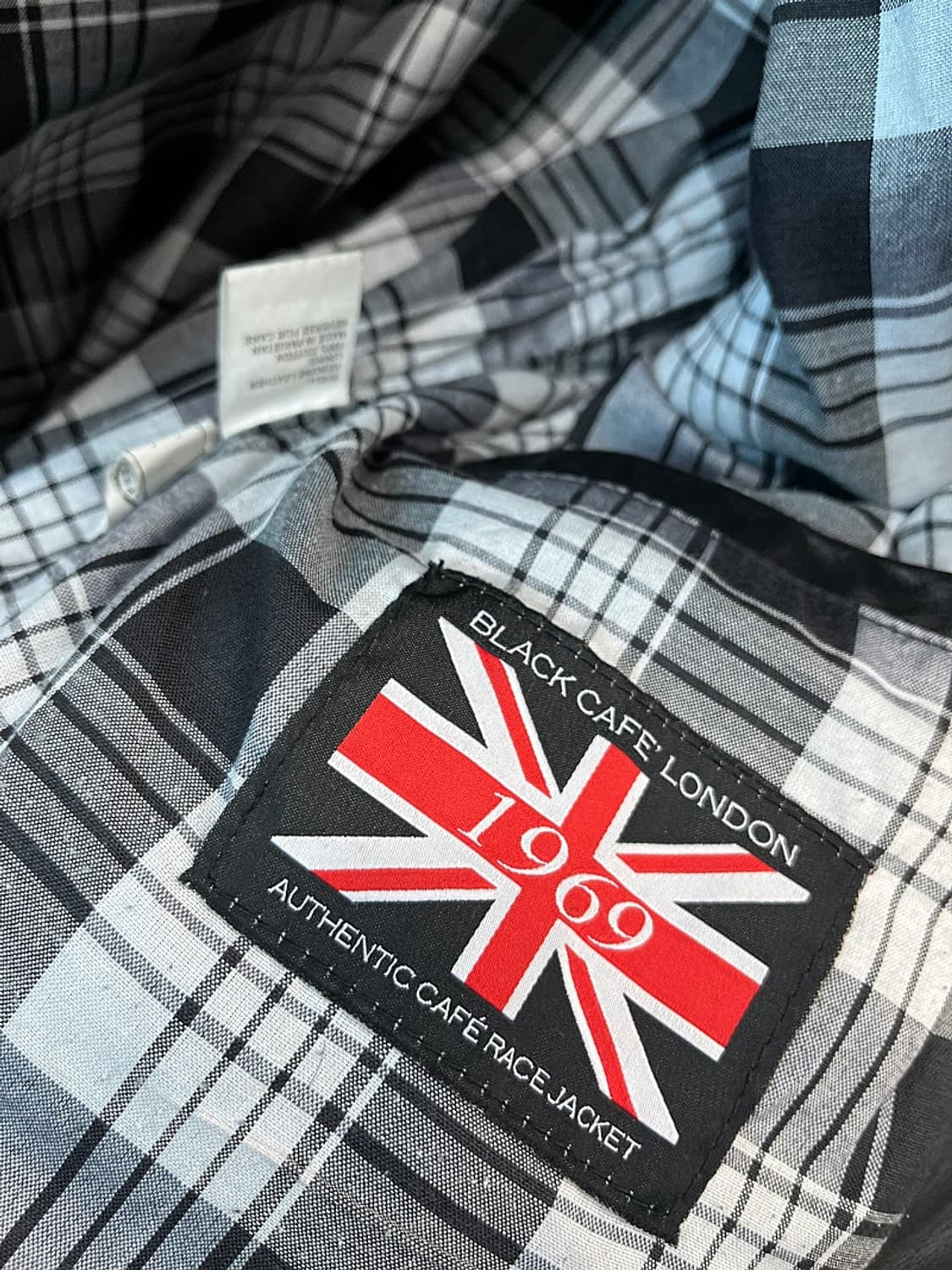 105) 블랙카페 바이커 가죽자켓  상품이미지8