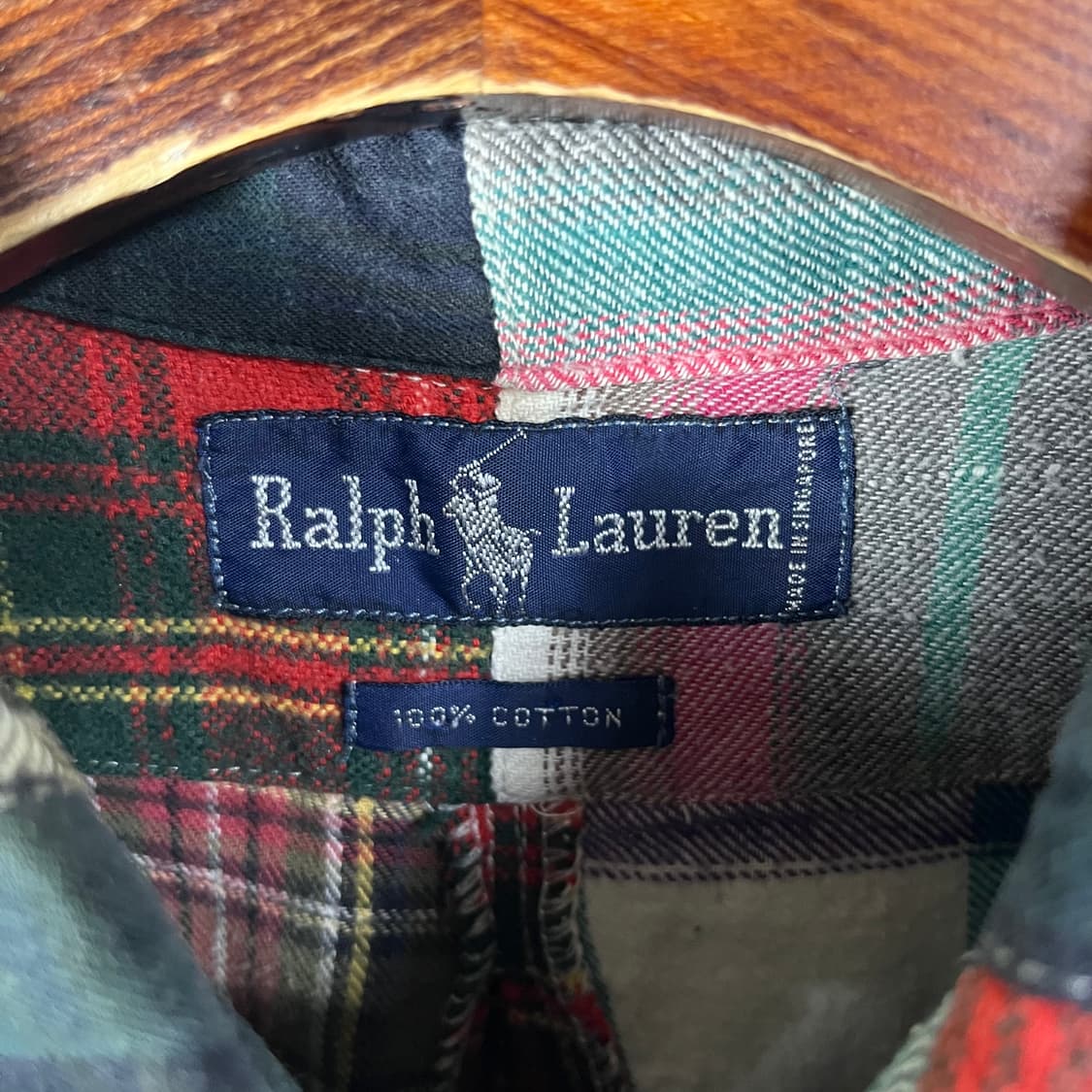[Polo] 폴로랄프로렌 마드라스 패치워크 셔츠 상품이미지5
