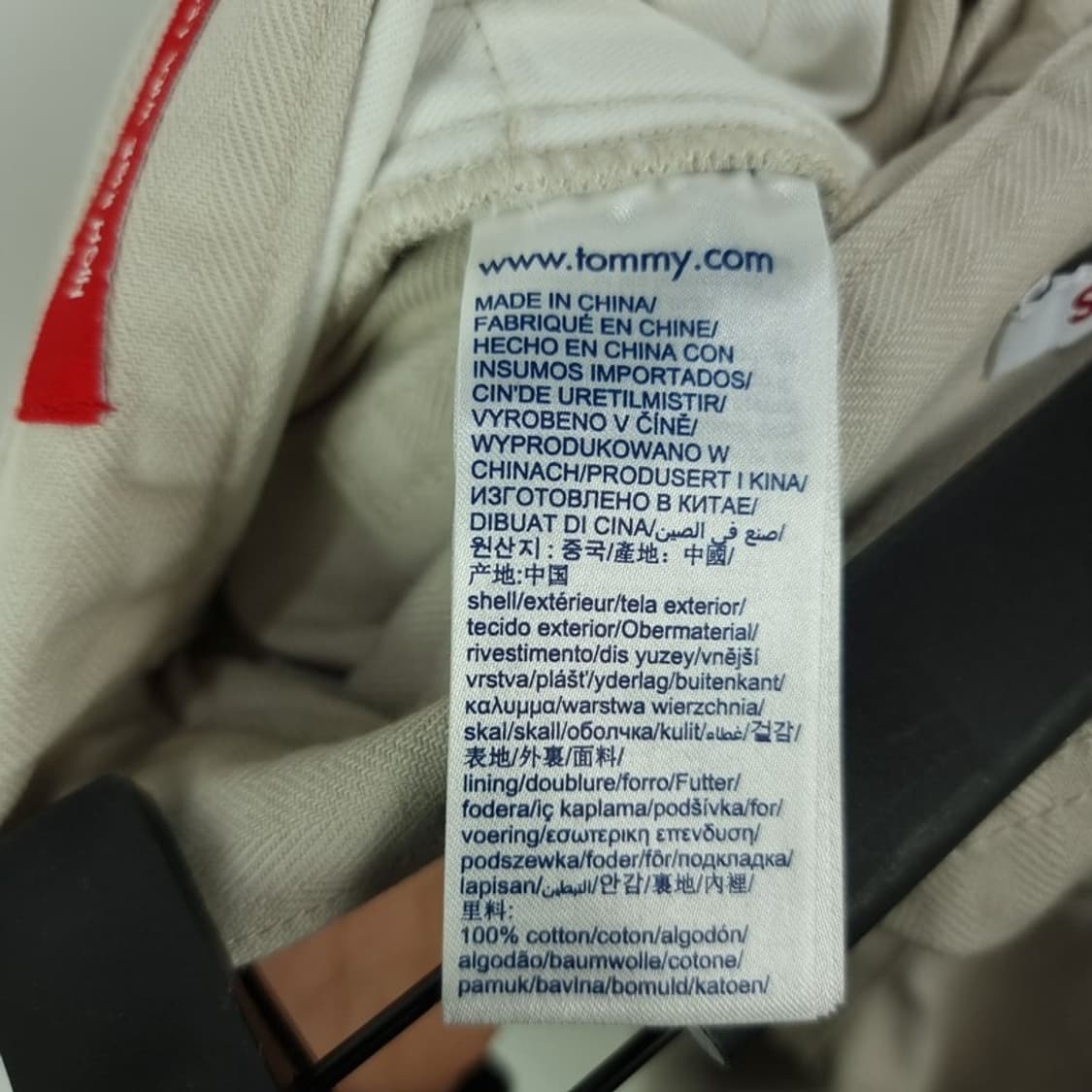 [타미힐피거] 로고 자수 와이드 코튼 팬츠 M19014 상품이미지9