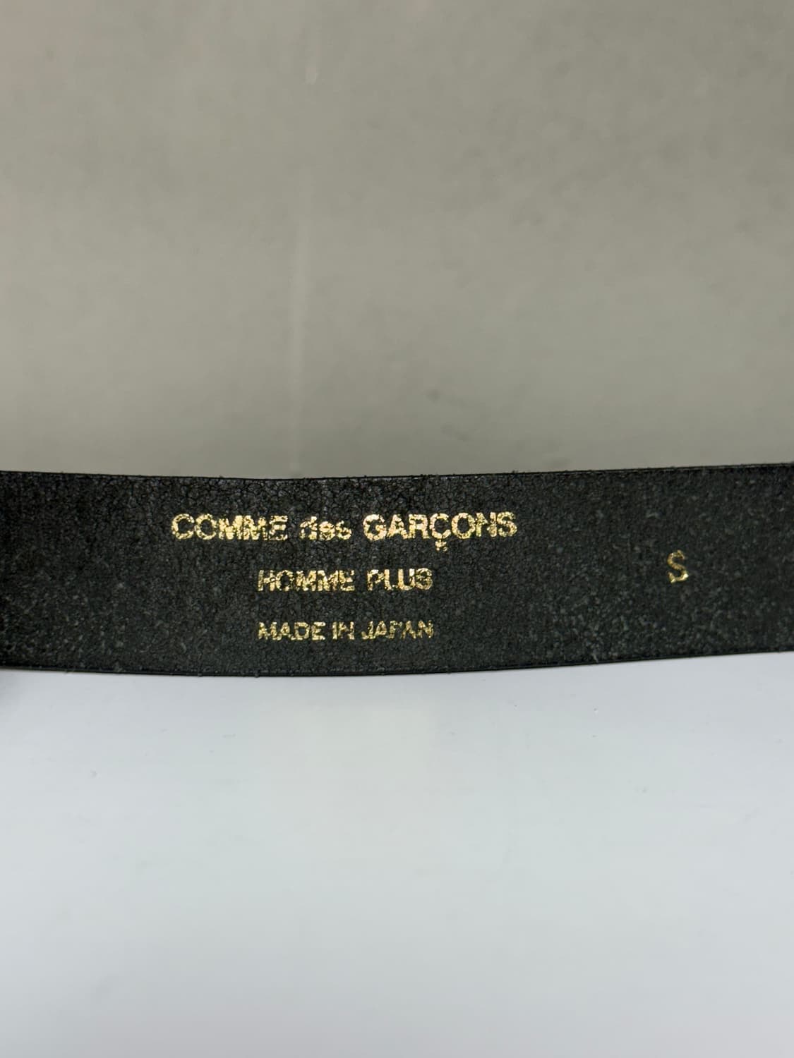 꼼데가르송 아카이브 핑크 버클 소가죽 벨트 상품이미지4