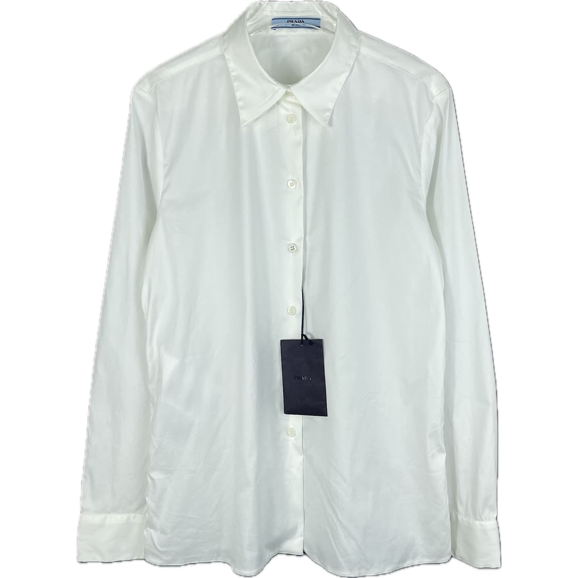 [38] 프라다 여성 포플린 코튼 셔츠 [새상품] 상품이미지1