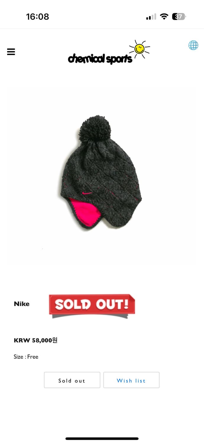 나이키 울 비니 상품이미지1