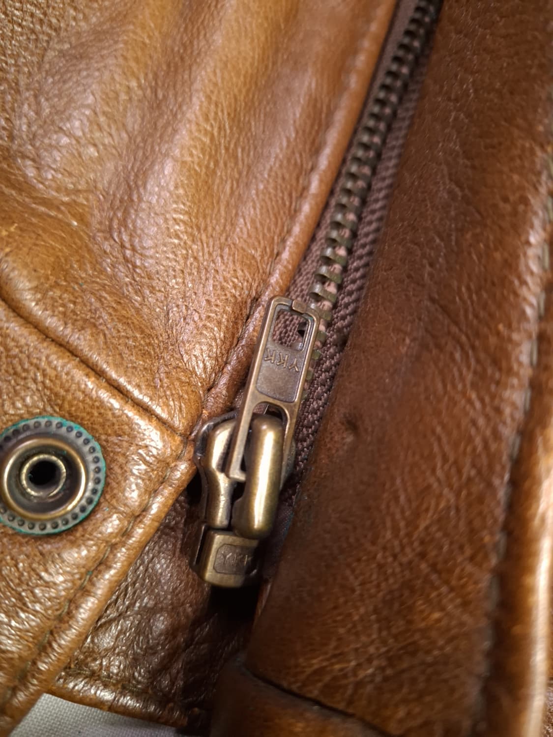 특A 90's 국내산 리얼레더 항공자켓 상품이미지6