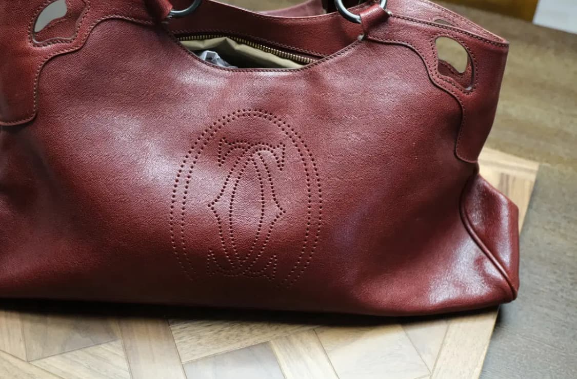 까르띠에 마르첼로 레드 토트백 가방 상품이미지1