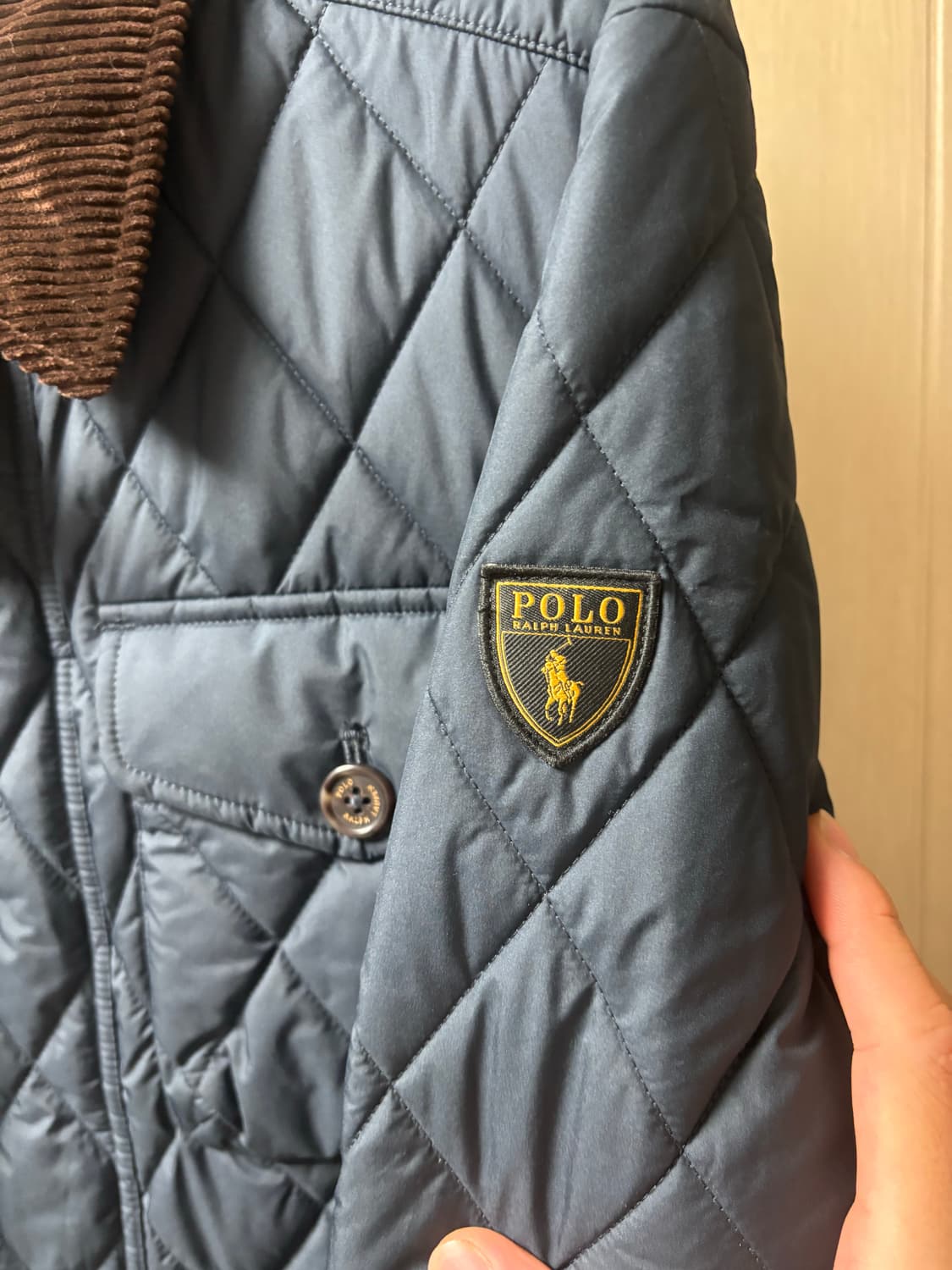 폴로퀄팅자켓 L 네이비 상품이미지3