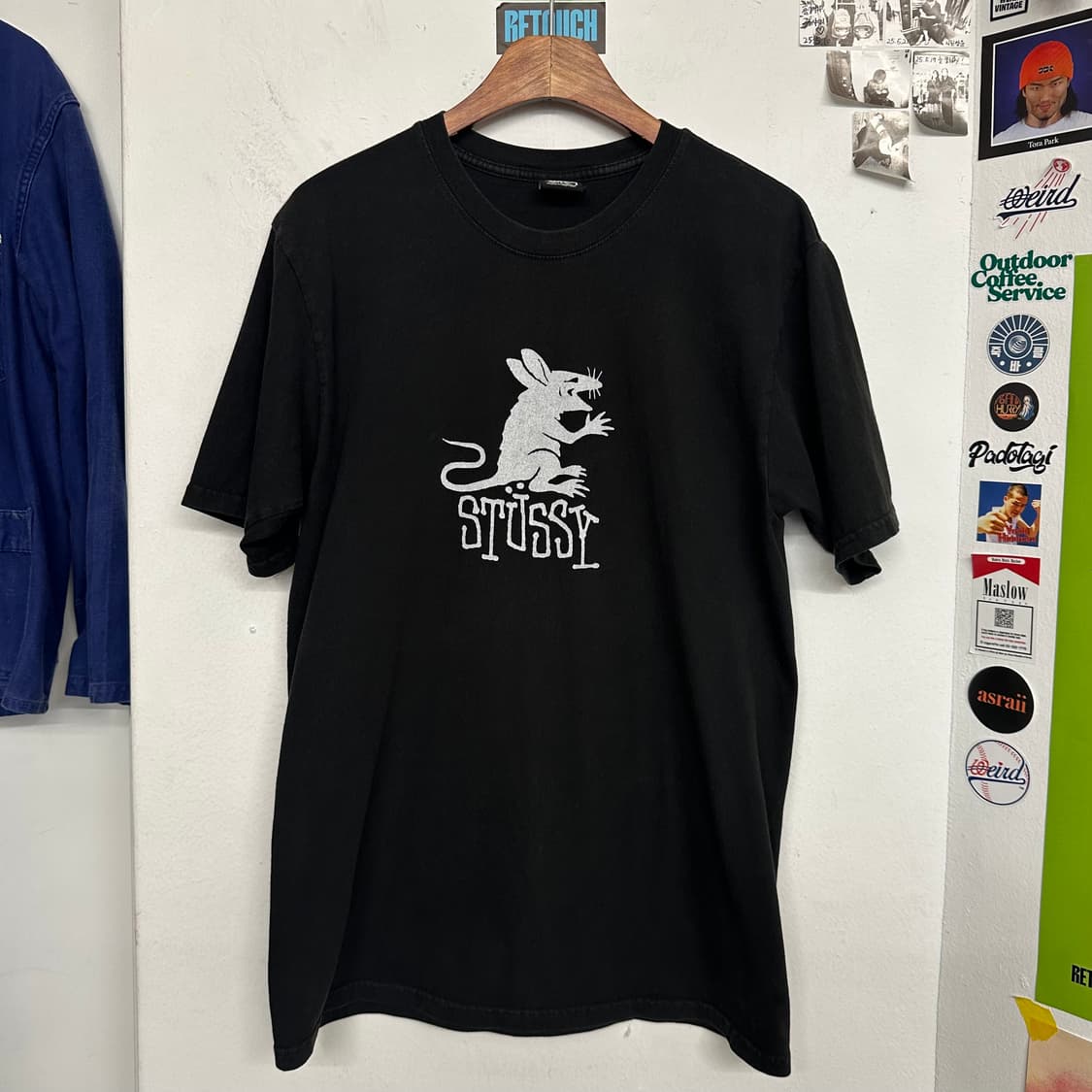 스투시 렛(rat) 피그먼트 다이드 티 상품이미지1