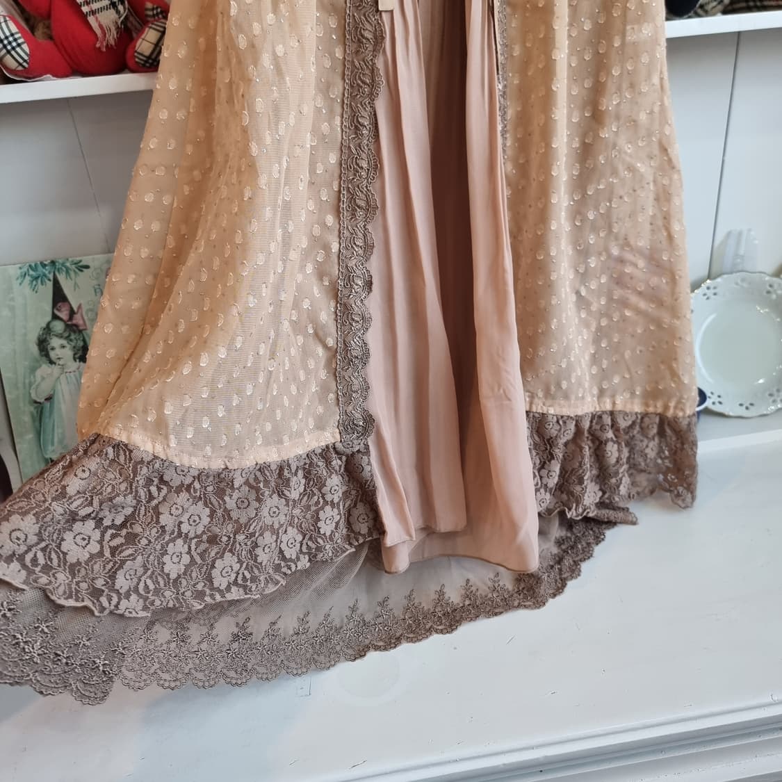 엑시즈팜(axes femme) 레이스 쉬폰 원피스 상품이미지5