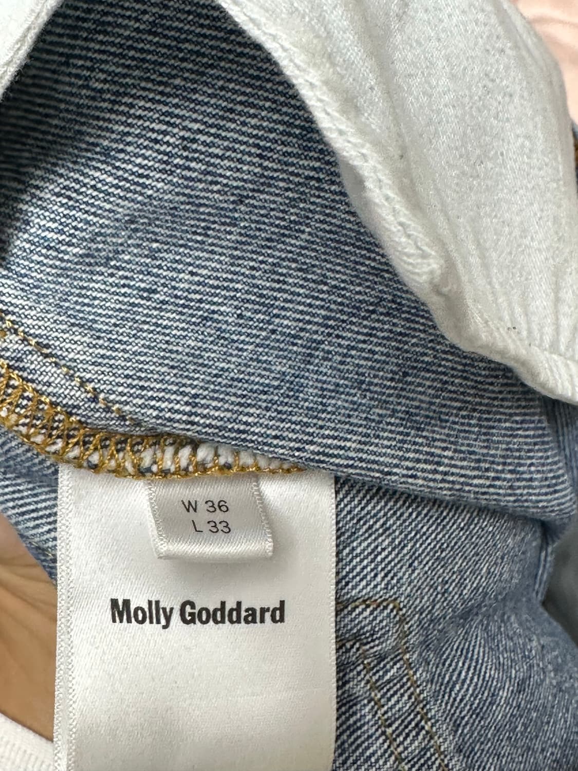 molly goddard 와이드레그 플라워 데님 상품이미지8