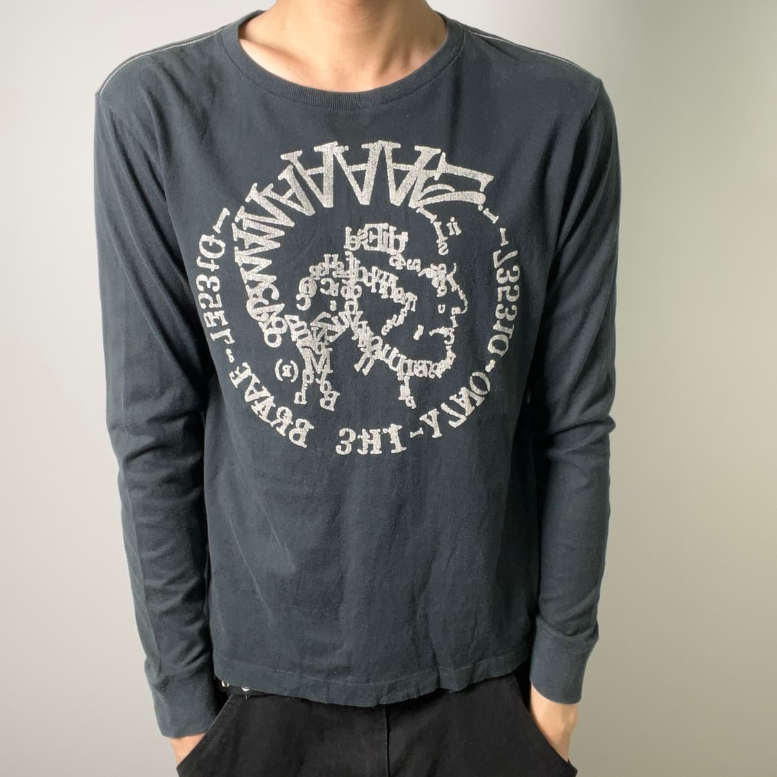 Diesel 디젤 로고 프린팅 롱슬리브 S 상품이미지3