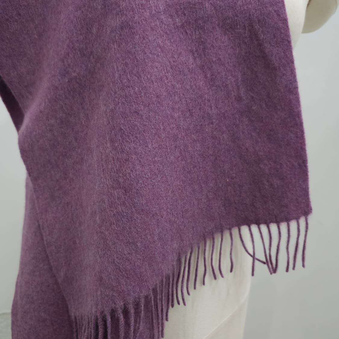 캐시미어 100% 라벤더 머플러 상품이미지6