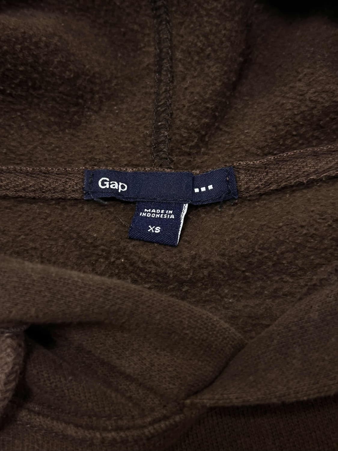 갭 빅로고 브라운 초코후드 상품이미지7