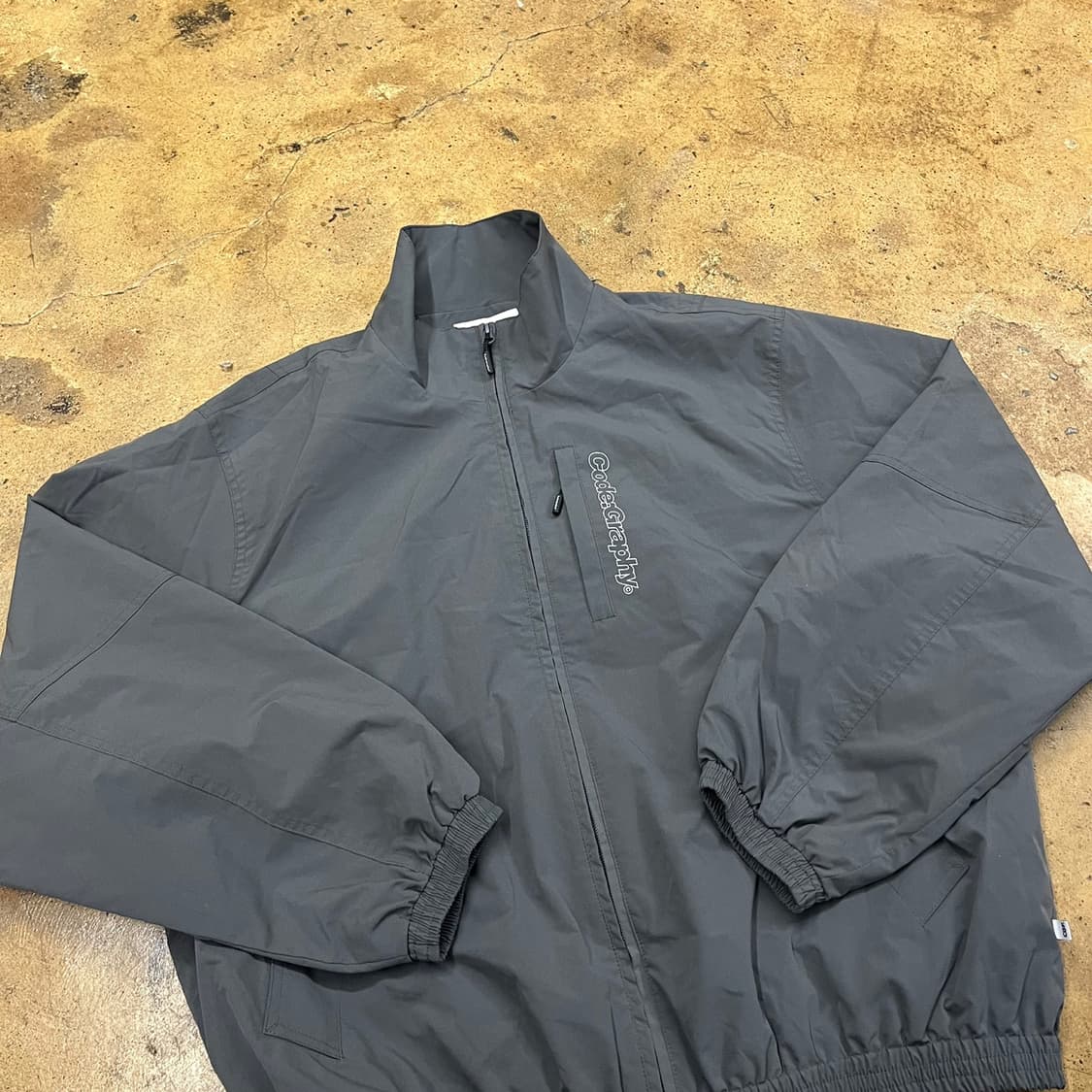 [정품/L] 코드그라피 바람막이 자켓 그레이 b19 상품이미지1