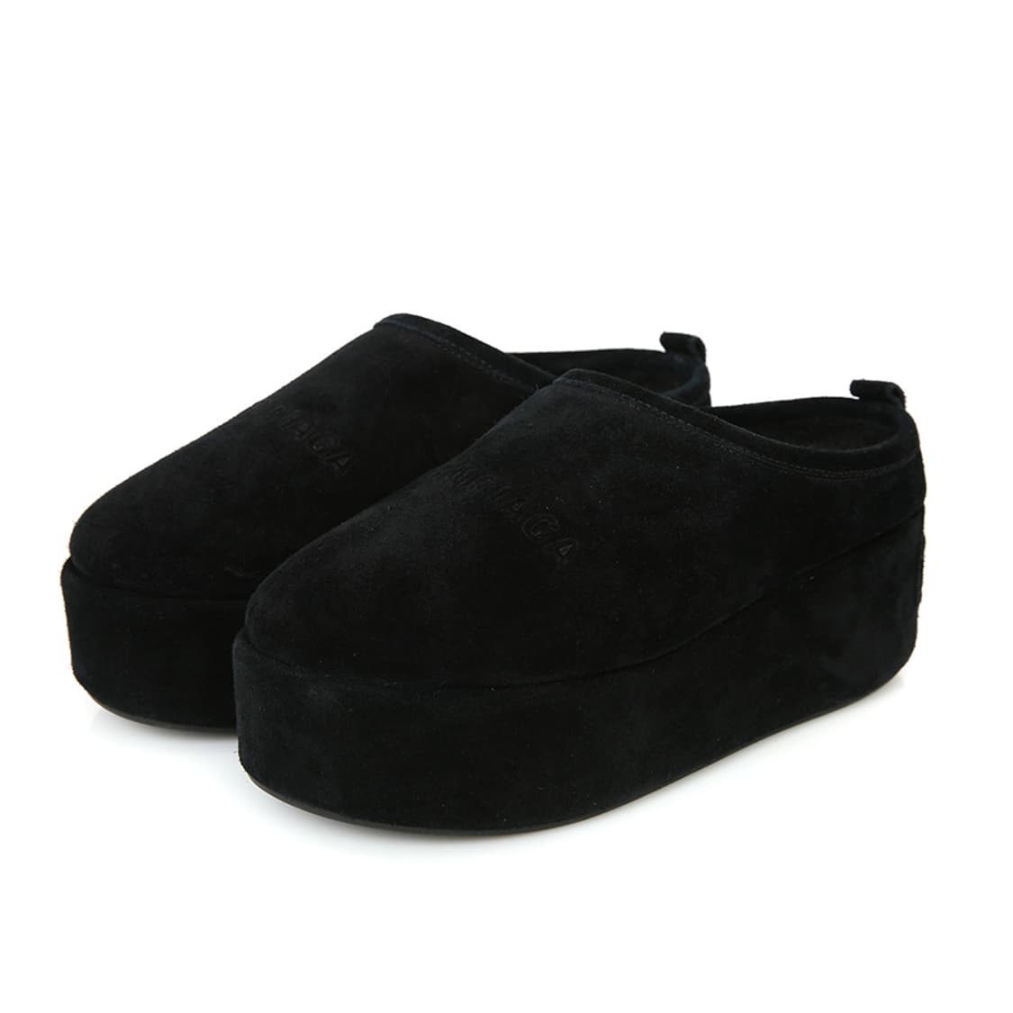 발렌시아가 블로퍼 블랙 뮬 플랫폼 털신 슬리퍼 825258 상품이미지2