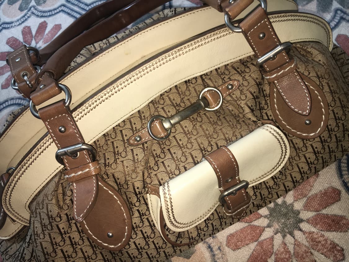 Dior) Oblique Beige Frame Satchel Bag••* 상품이미지3