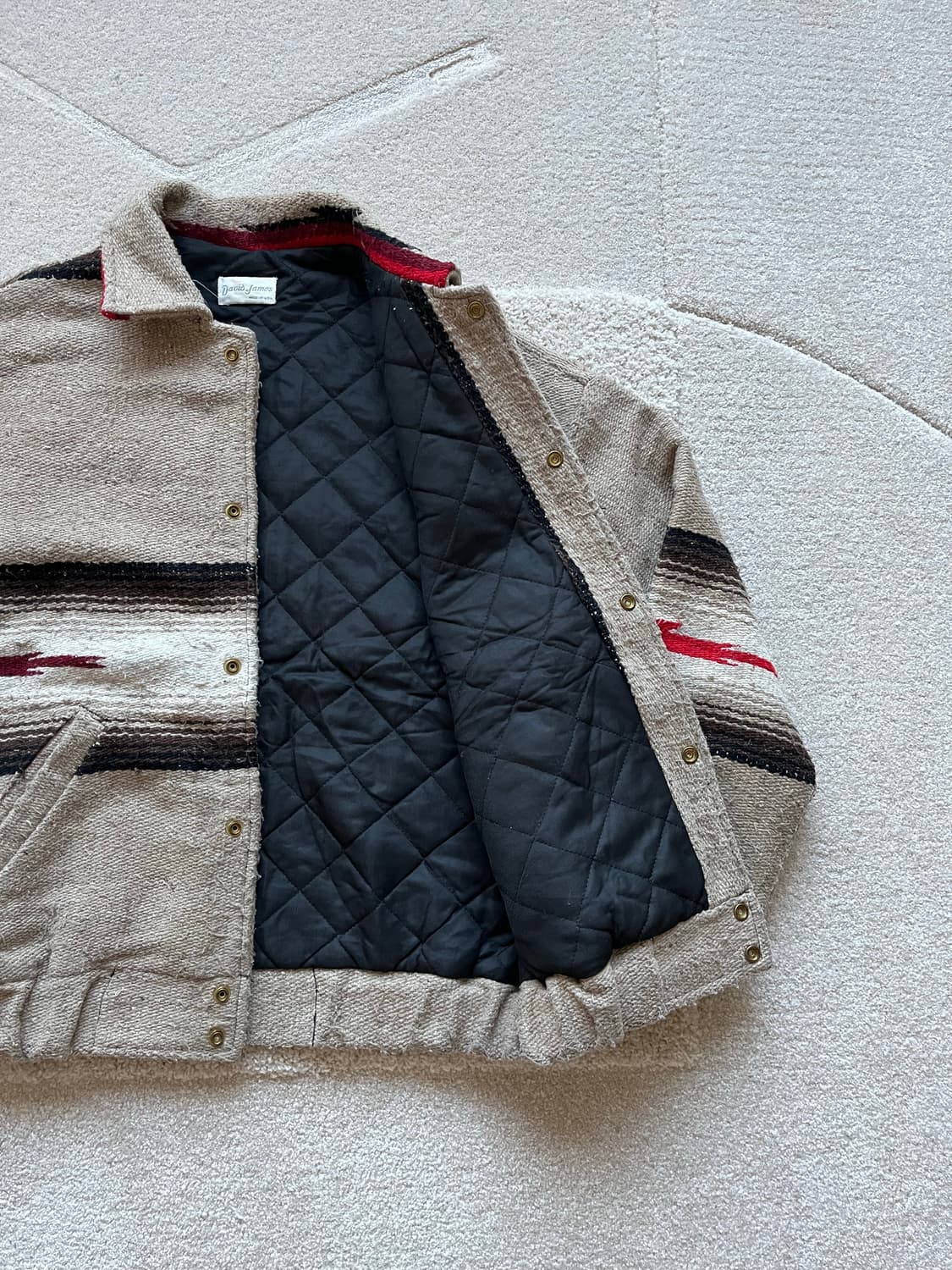 나바호 패턴 보로 울 자켓 (103-105) 상품이미지4