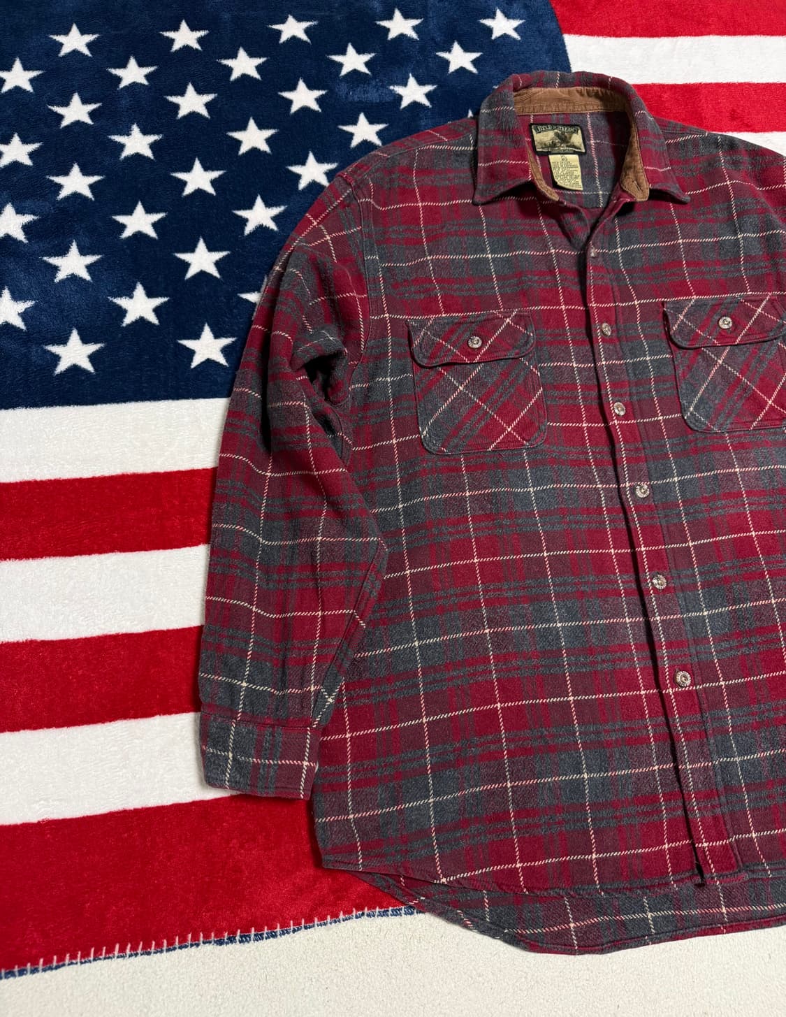 Field&Stream플란넬셔츠 빈티지플란넬셔츠 워크웨어 헤비플란넬셔츠 상품이미지2