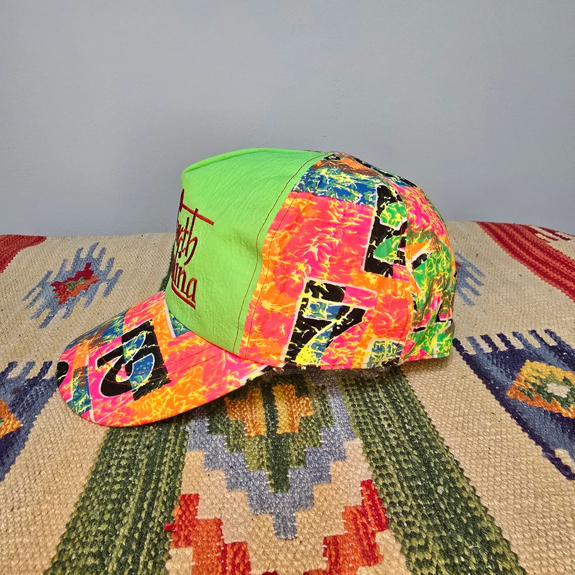 빈티지 90s 올드스쿨 서브컬처 서핑 노스 캐롤라이나 트로피칼 캡 상품이미지2