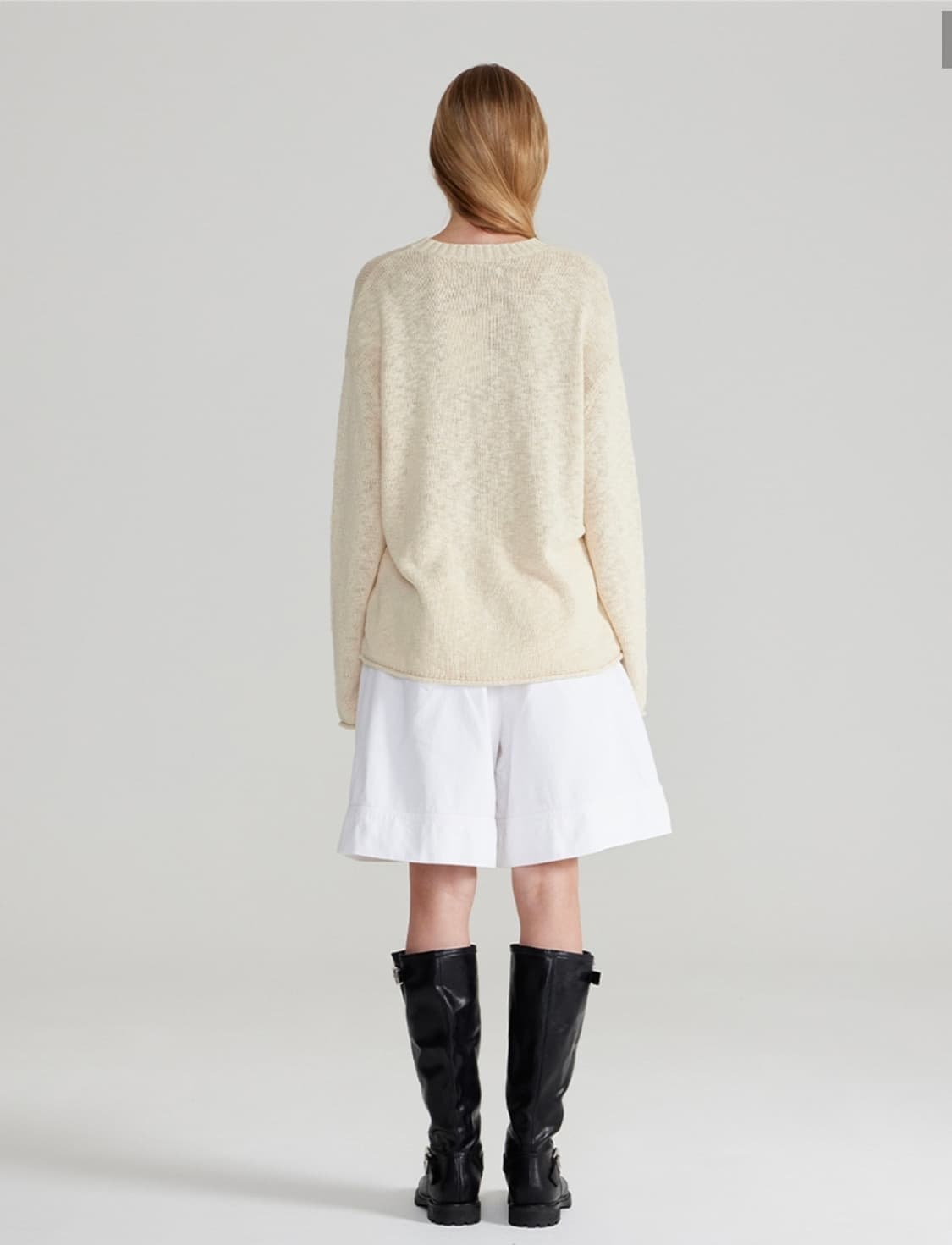 팔렛 락 밴드 니트 아이버리 S 상품이미지3