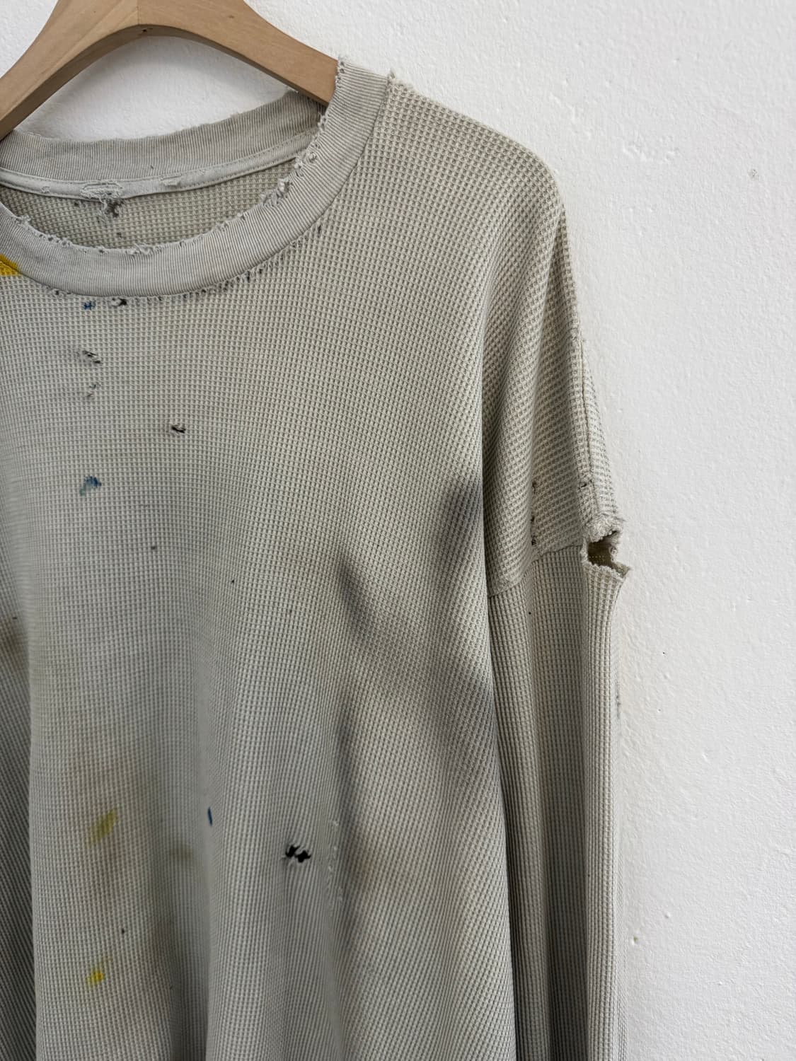 빈티지 커스텀 와플긴팔 상품이미지3