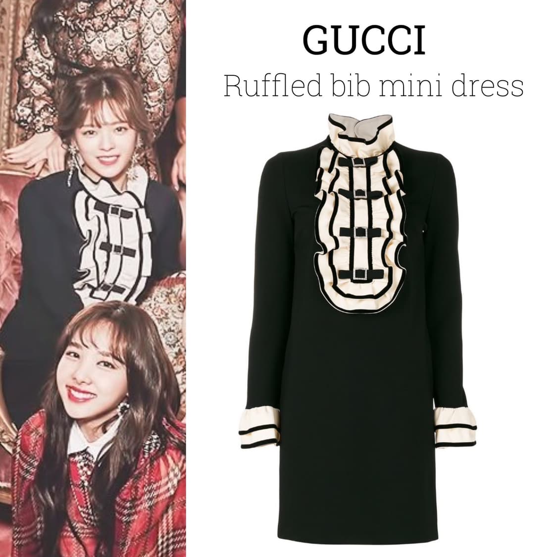 [새상품.정가400이상] GUCCI Ruffled Dress -Mint 상품이미지6