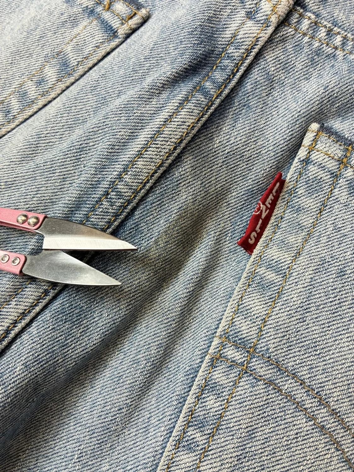 리바이스 하이볼 데미지드 데님 팬츠 PN5917 상품이미지7