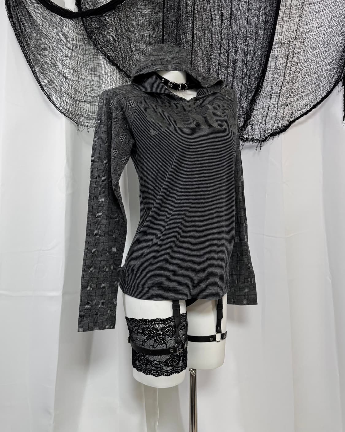 lettering hood t-shirt 상품이미지2