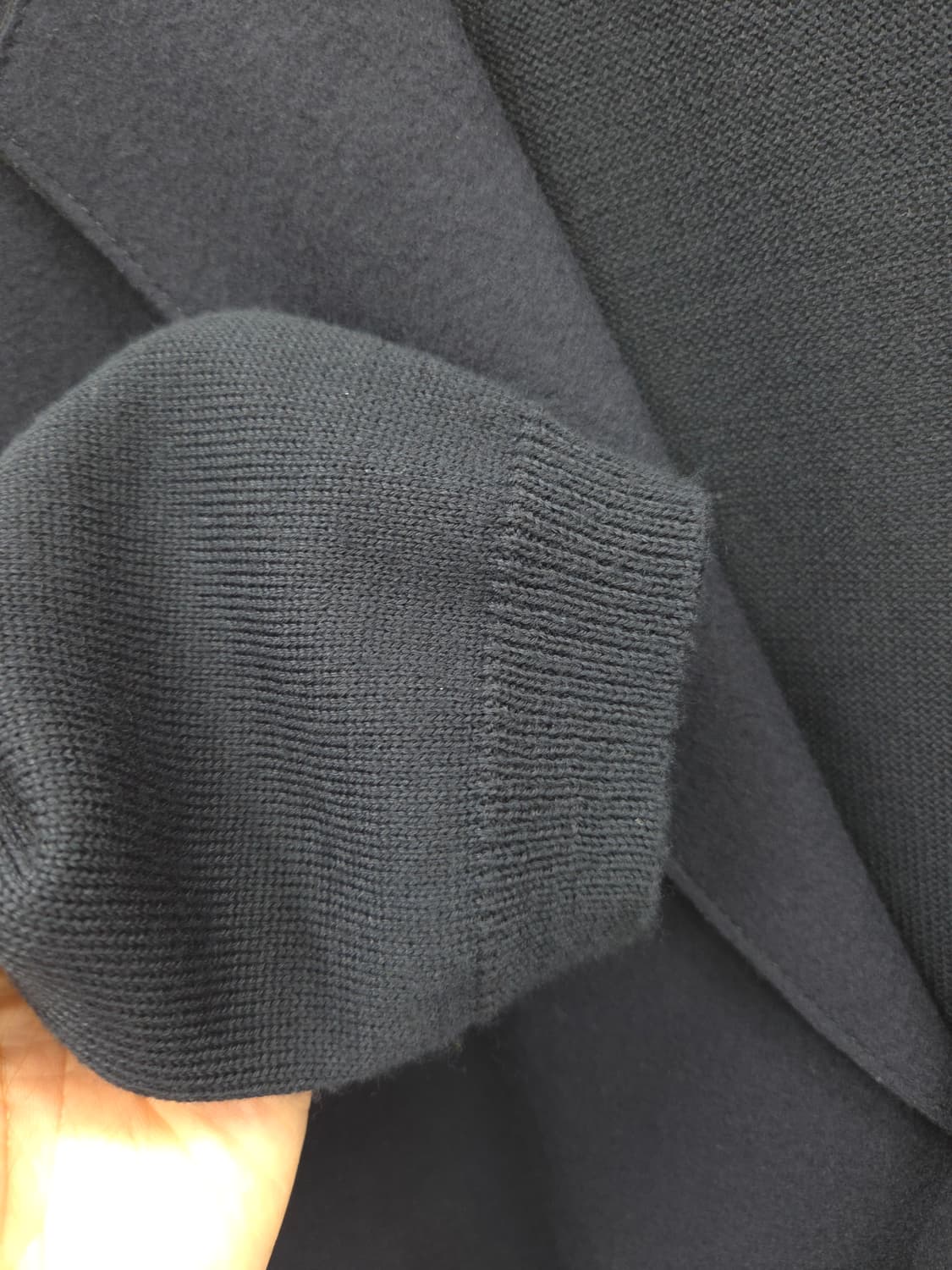 95 솔리드옴므 3버튼 모직 니트 블레이저 자켓 상품이미지2