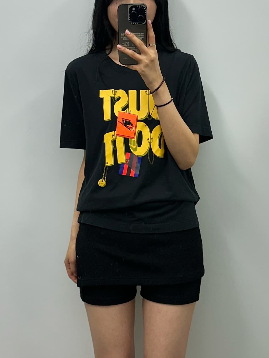 나이키 블랙 반팔 티셔츠 상품이미지1