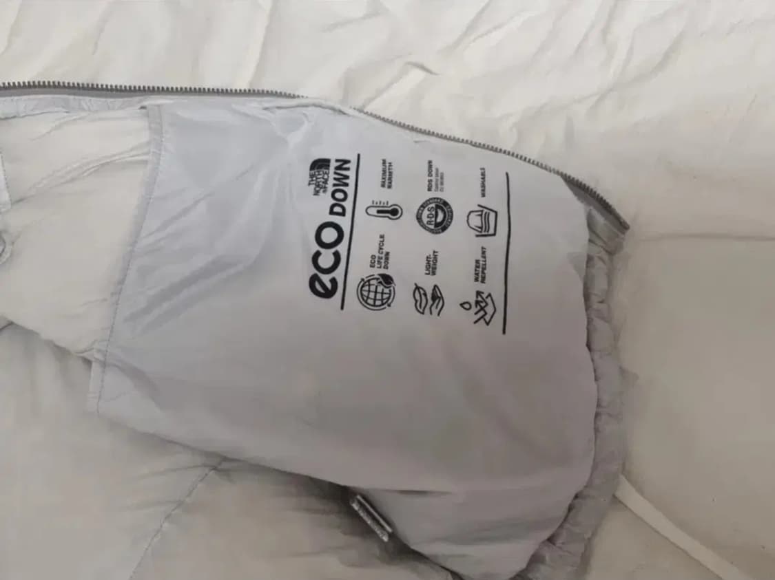 노스페이스 화이트 라벨 노벨티 눕시 다운 자켓 아이스 그레이 95(L) 상품이미지4