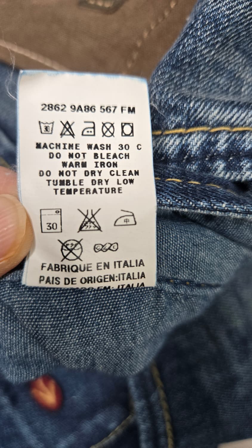 Energie 스트랩디테일 빈티지 데님팬츠 상품이미지10