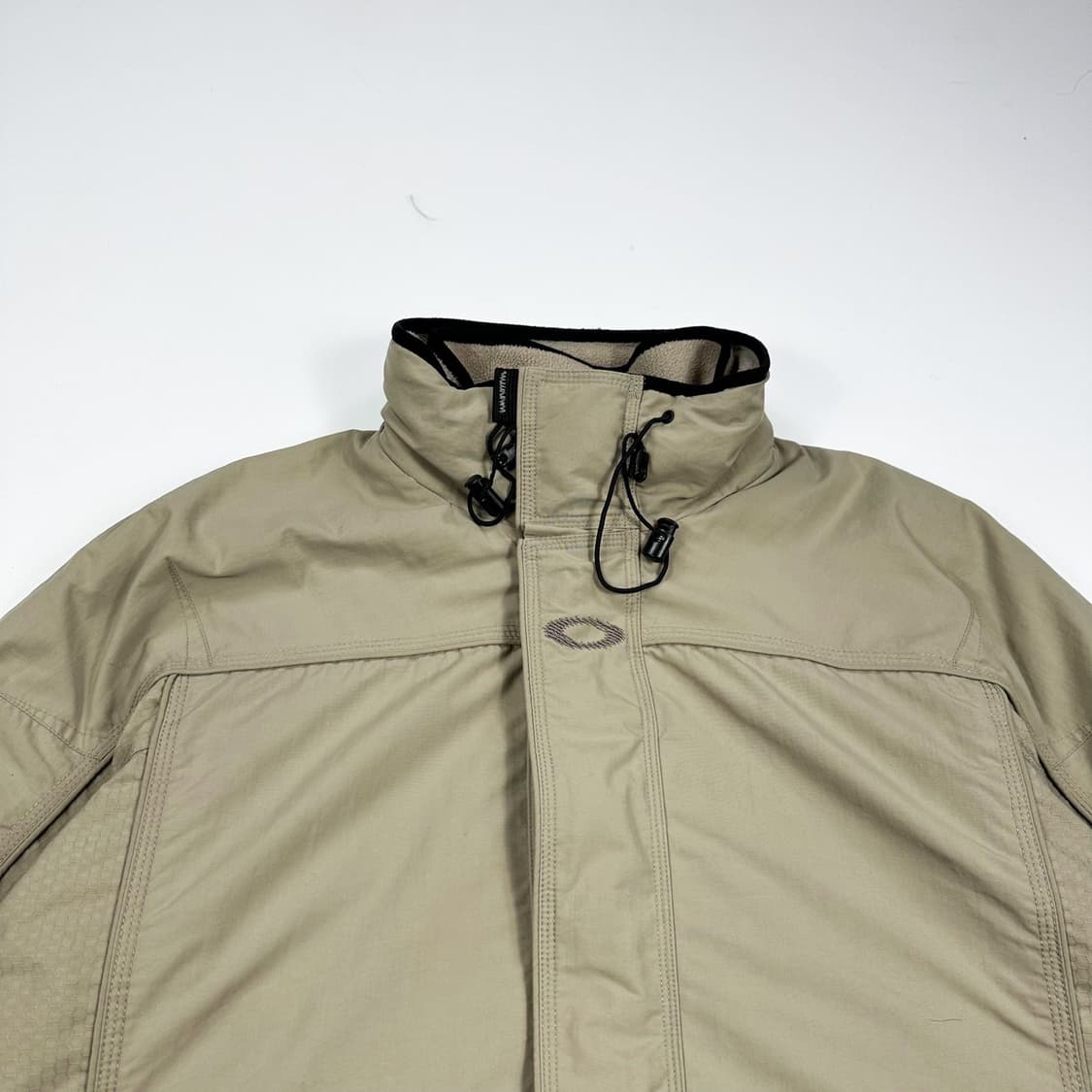 오클리 올드스쿨 시그니처 로고 베이지 바람막이 자켓 (L) 상품이미지1