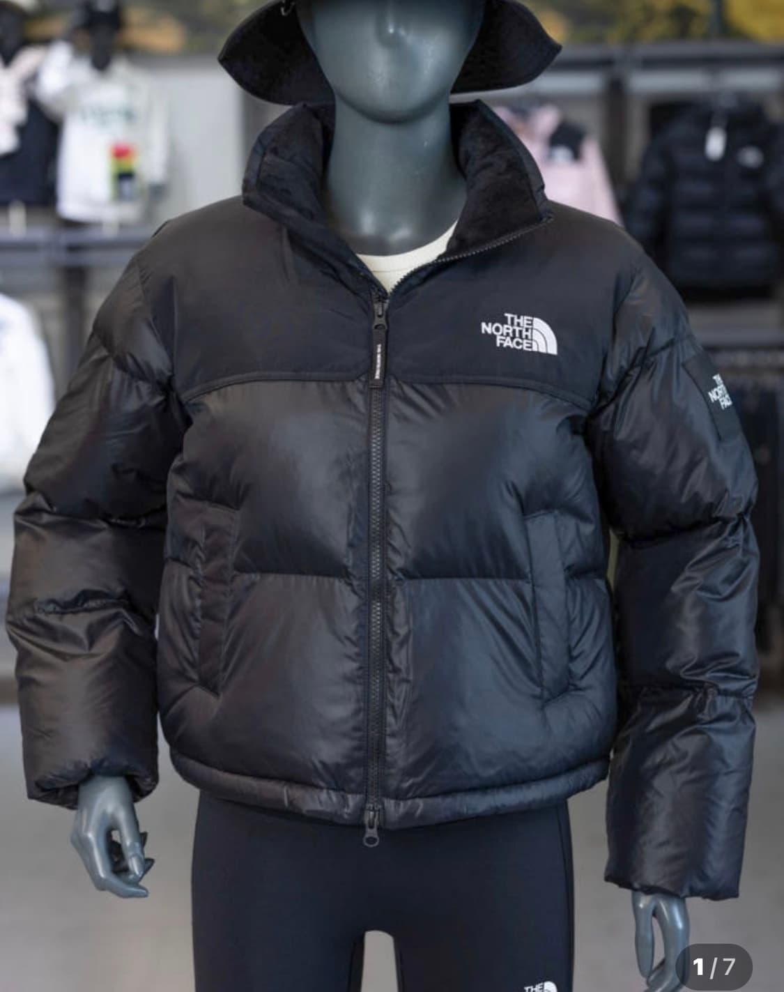 노스페이스 패딩 숏패딩 눕시 화이트라벨 m 상품이미지1