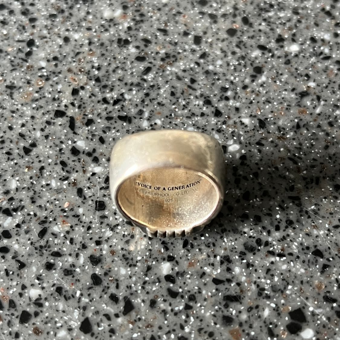 네이버후드 스컬 실버링 상품이미지4