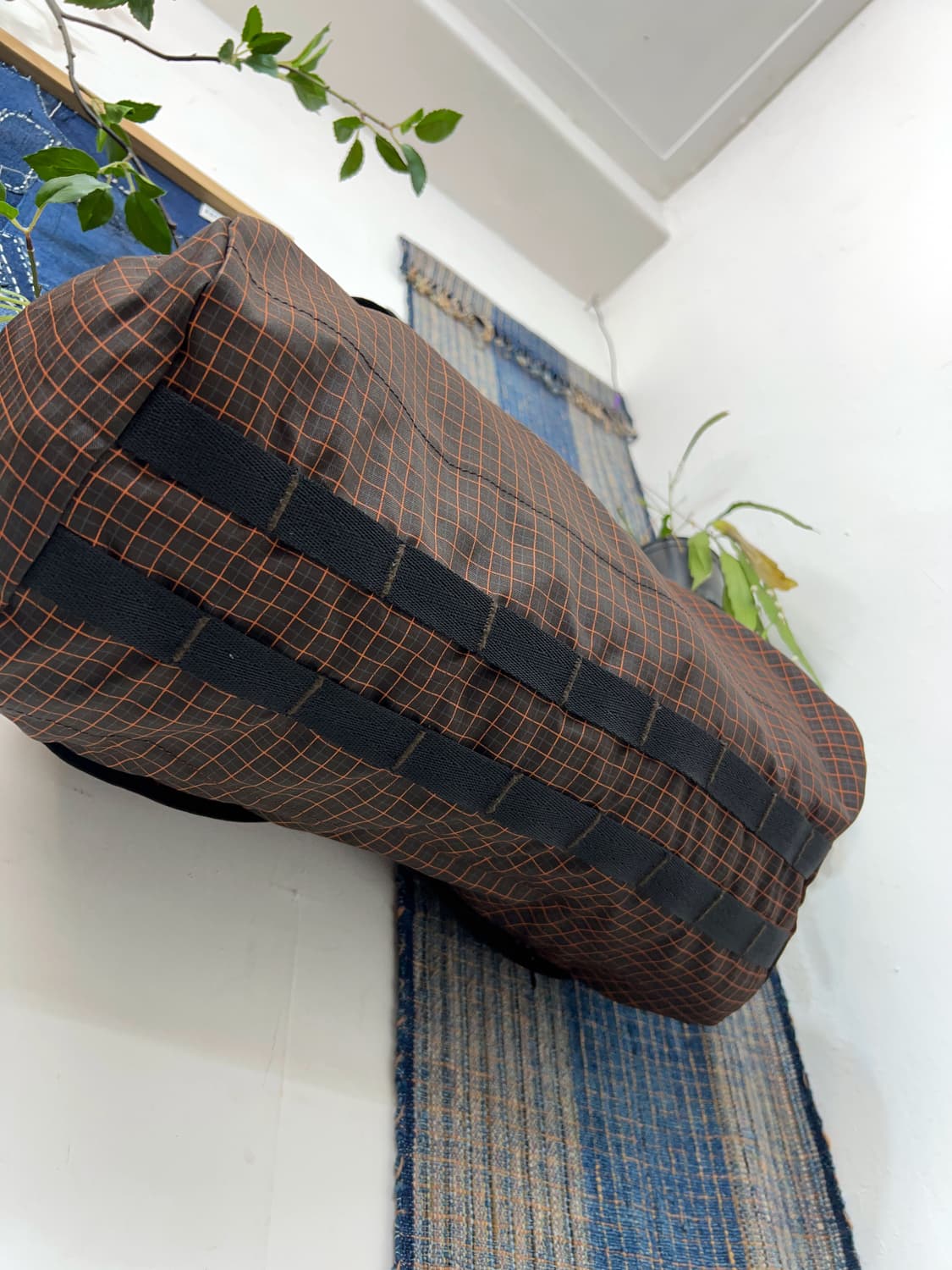 AiGLE  Grid Check Nylon Duffle Bag 상품이미지6