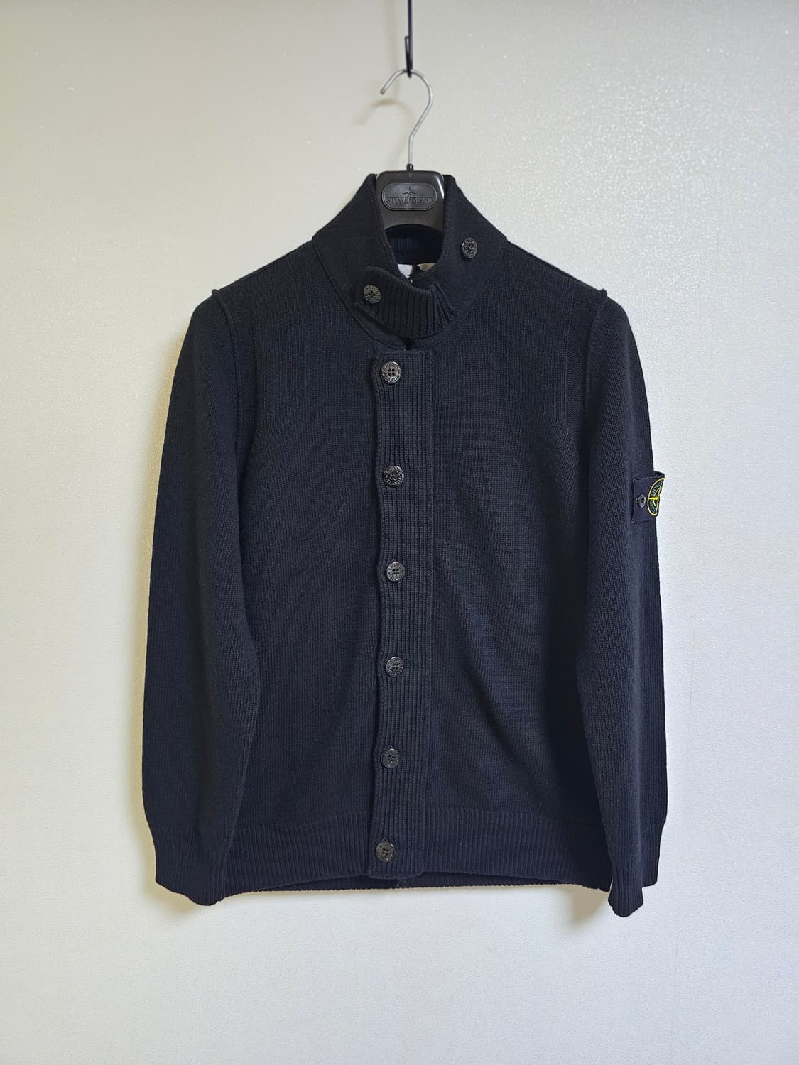 스톤아일랜드 하이넥 울 가디건 상품이미지1