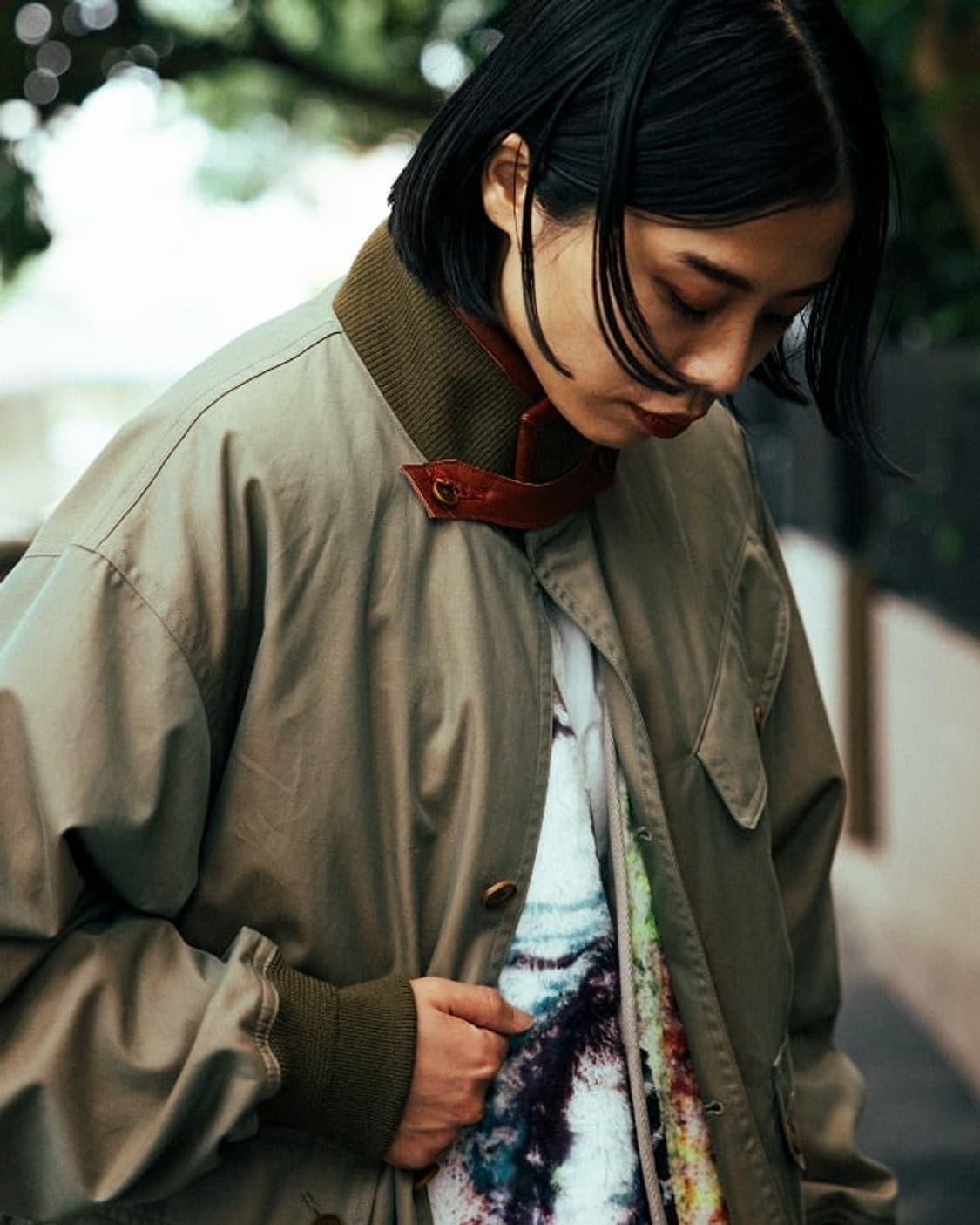 HAVERSACK × fennica 빔즈 별주 개버딘 블루종 상품이미지2