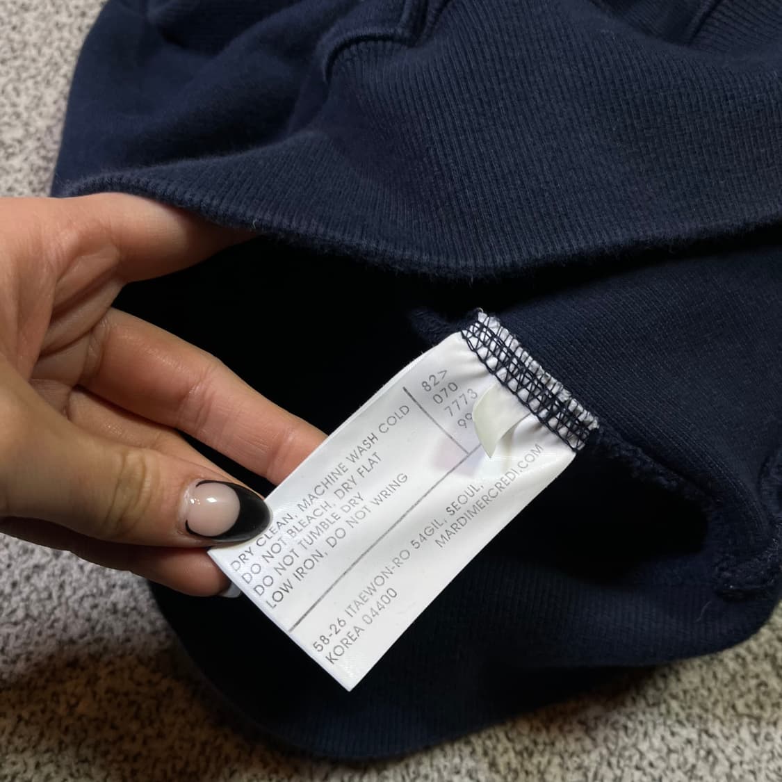 마르디 메크르디 플라워 맨투맨 상품이미지4