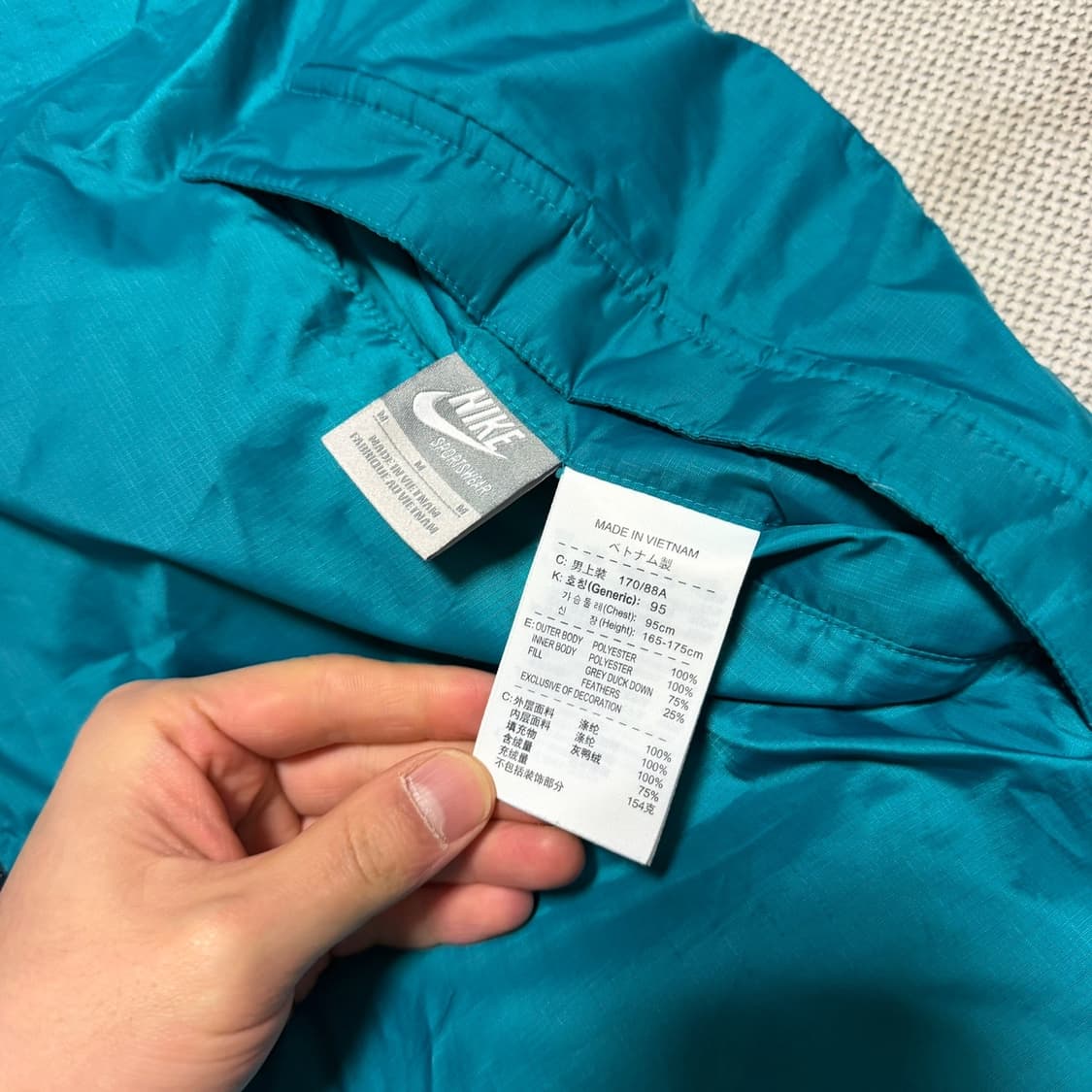 나이키 컬러블록 리버시블 패딩조끼 상품이미지3