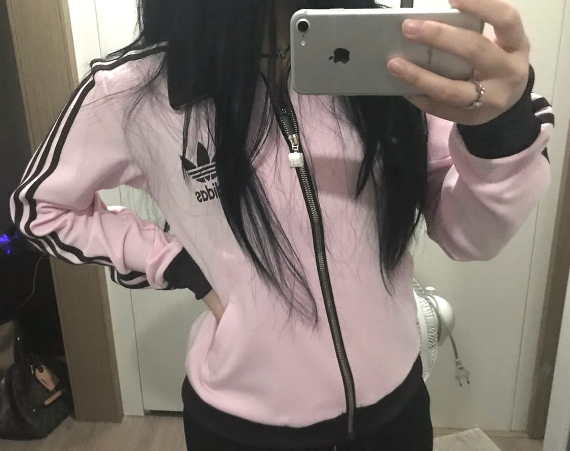 아디다스 베켄바우어 져지 핑크브라운 황금사이즈🩷 상품이미지1