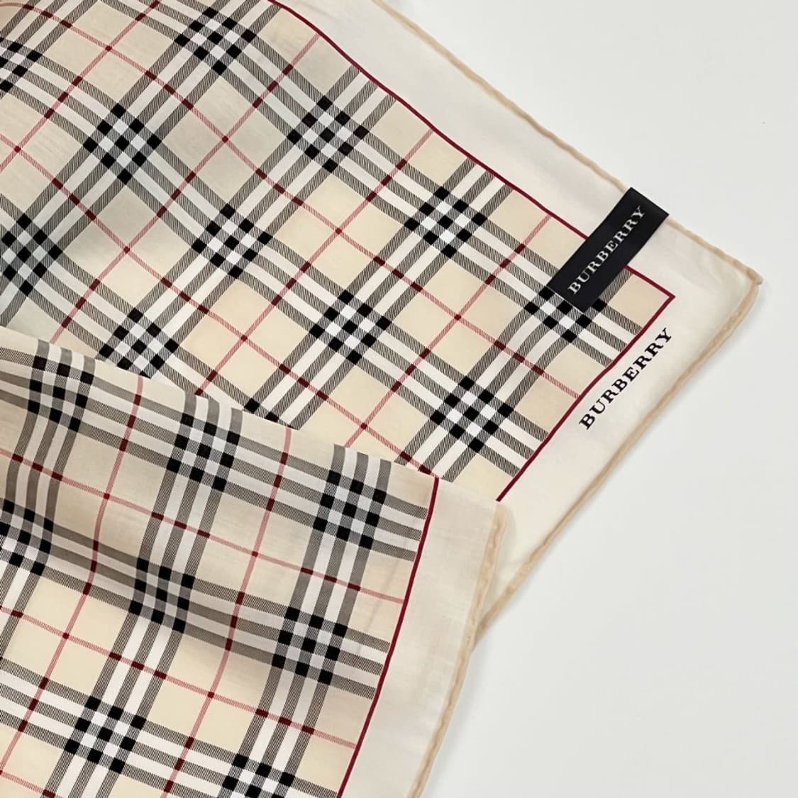 (새상품) burberry/ 버버리 쁘띠스카프 손수건 상품이미지2