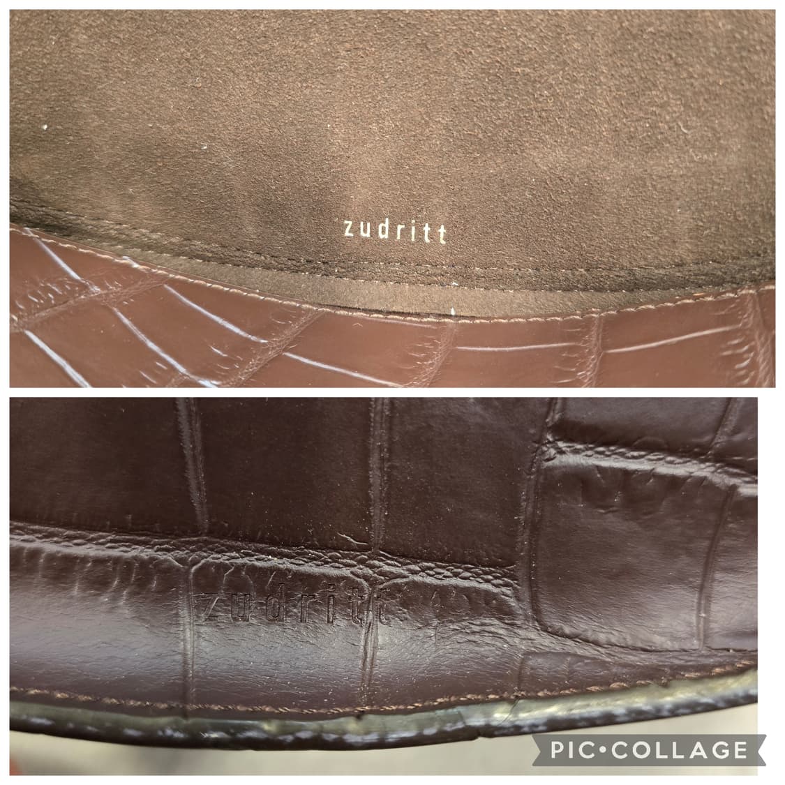 주드리뜨 크로커다일 패턴 CC백 바게트백 숄더백 상품이미지8