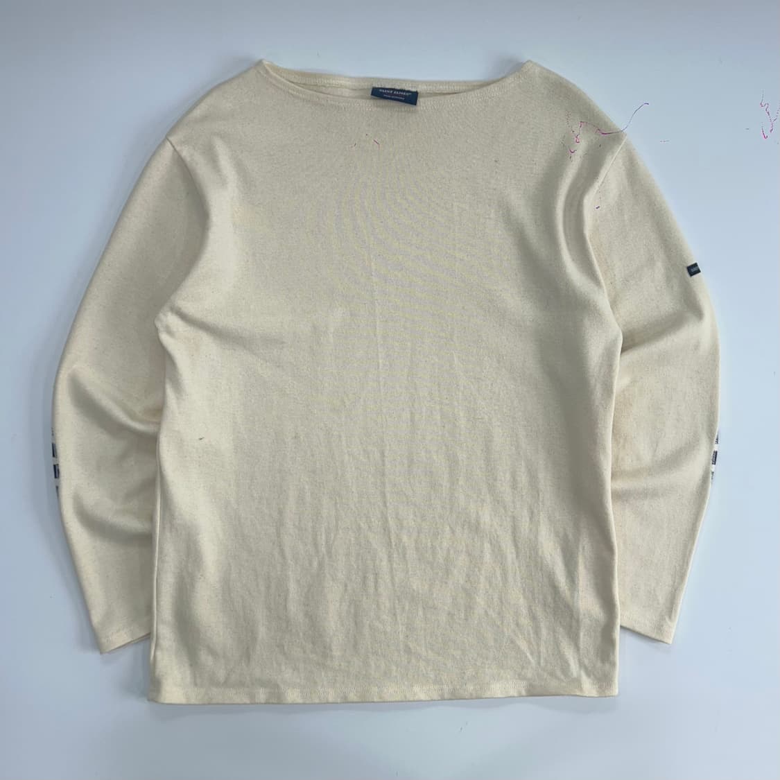 Saint james 패치 포인트 아이보리 롱슬리브 상품이미지3