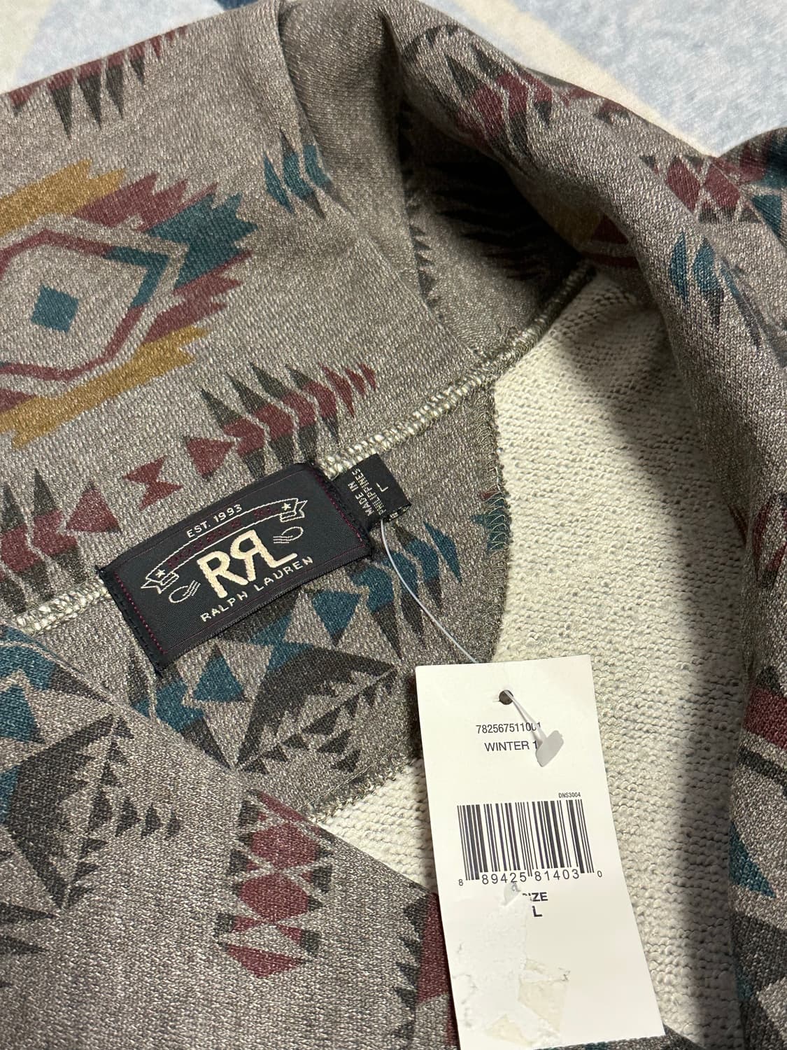 [L] RRL (더블알엘) Navajo (나바호) 패턴 가디건 상품이미지3