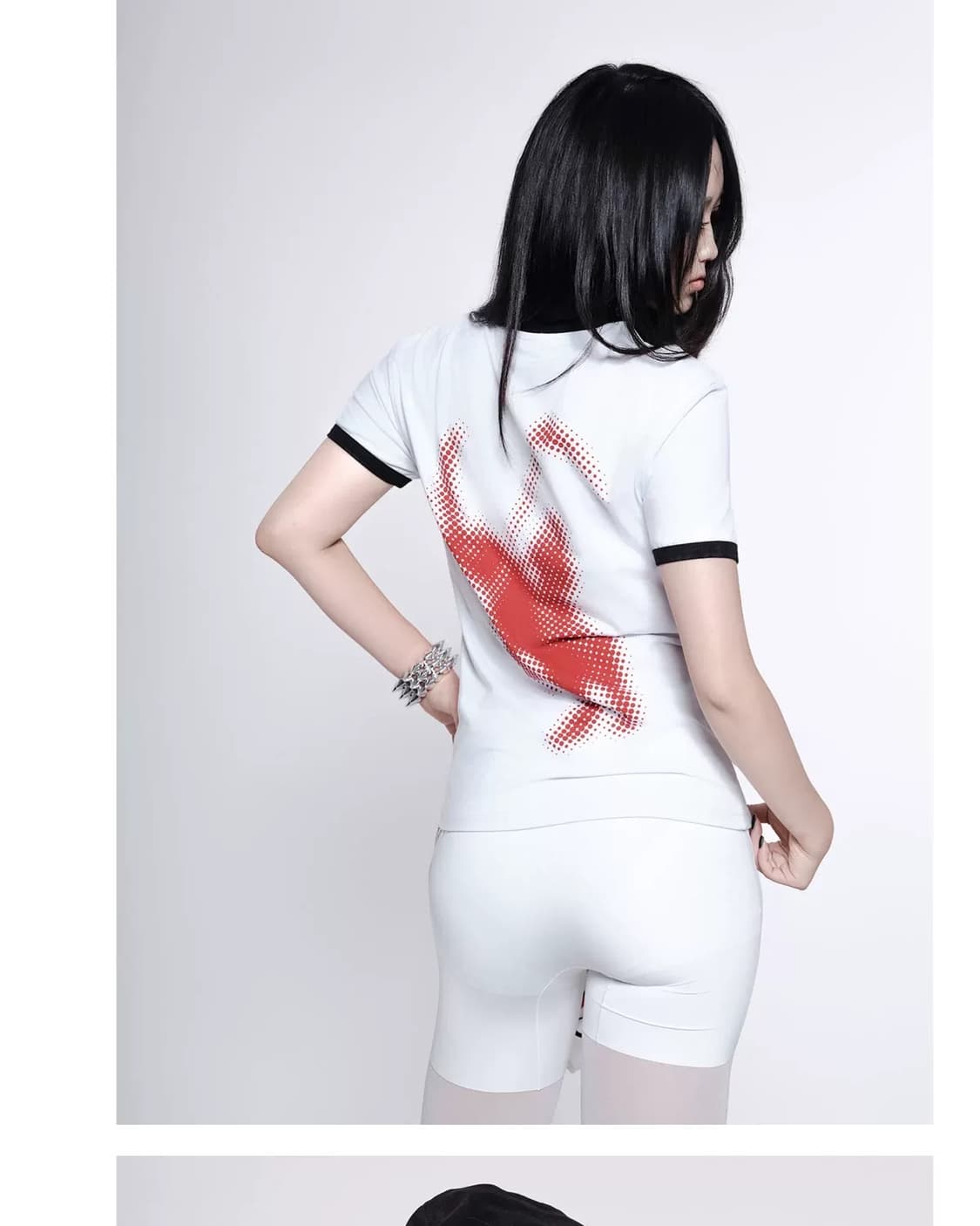 Full Letter Punk Ringer Tee 상품이미지4